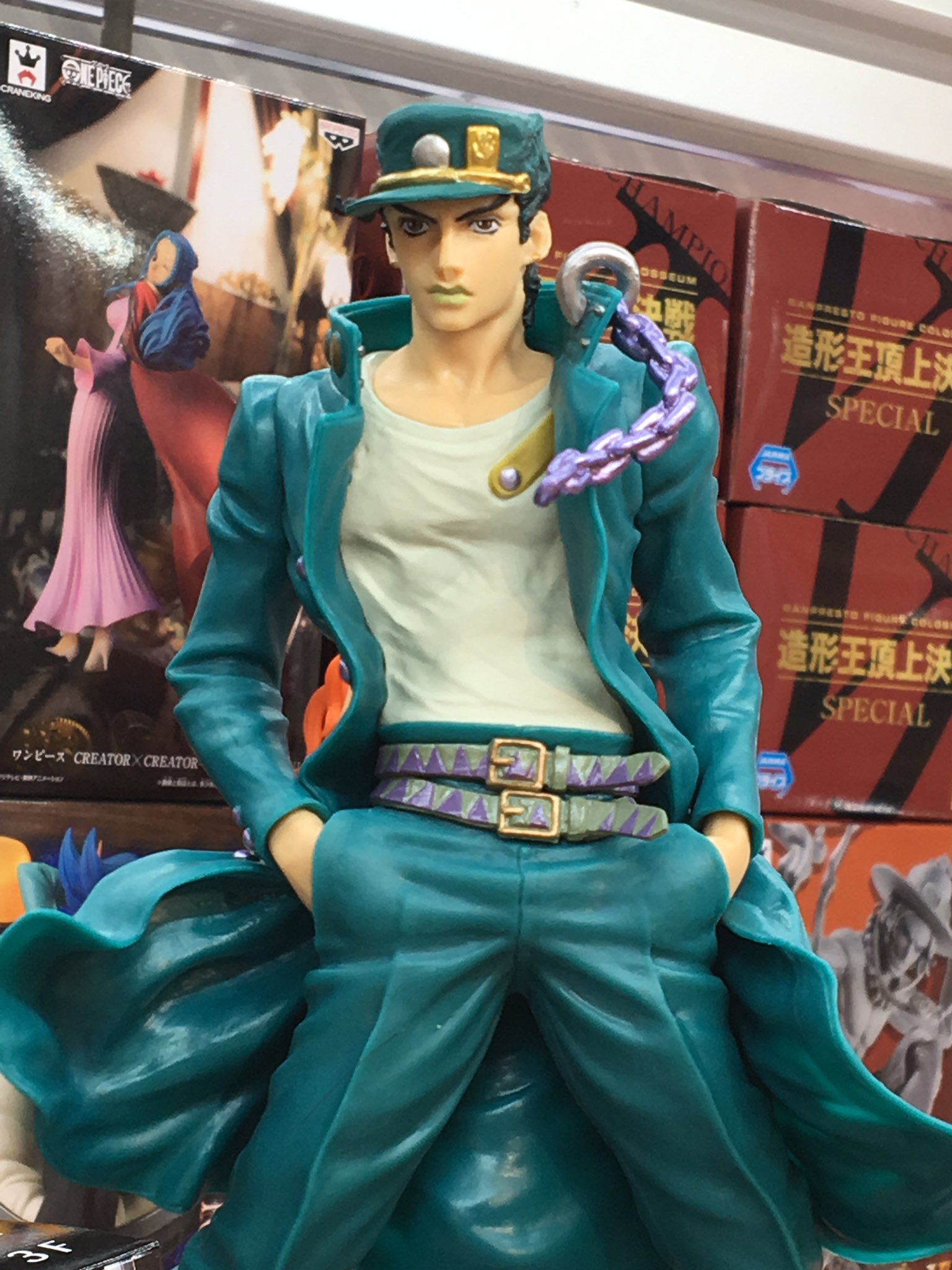 Kujo Jotaro ของแท้ JP - JoJo's Figure Gallery Banpresto [โมเดล JoJo]