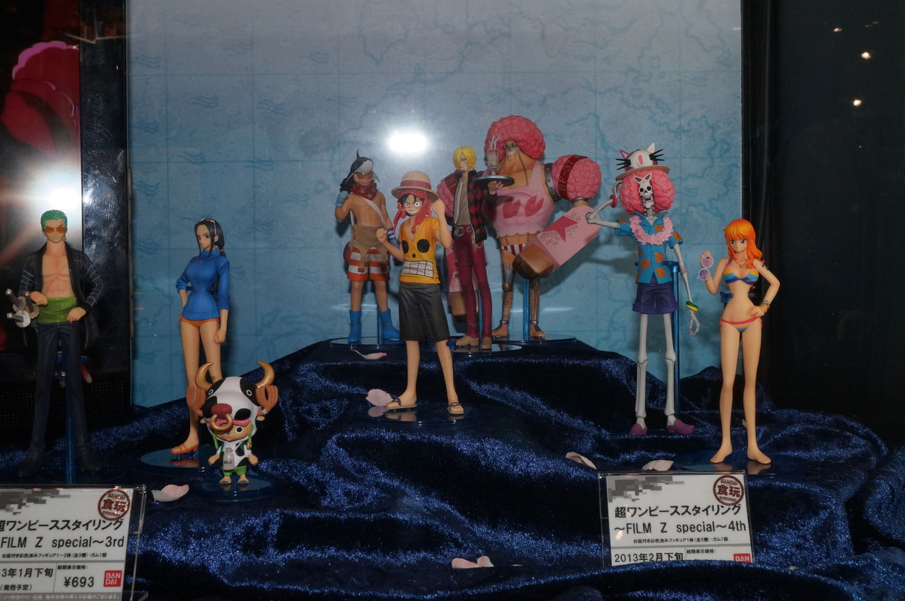 Straw Hat Pirates Film Z Set ของแท้ JP แมวทอง - Super Styling Bandai [โมเดลวันพีช] (9 ตัว)