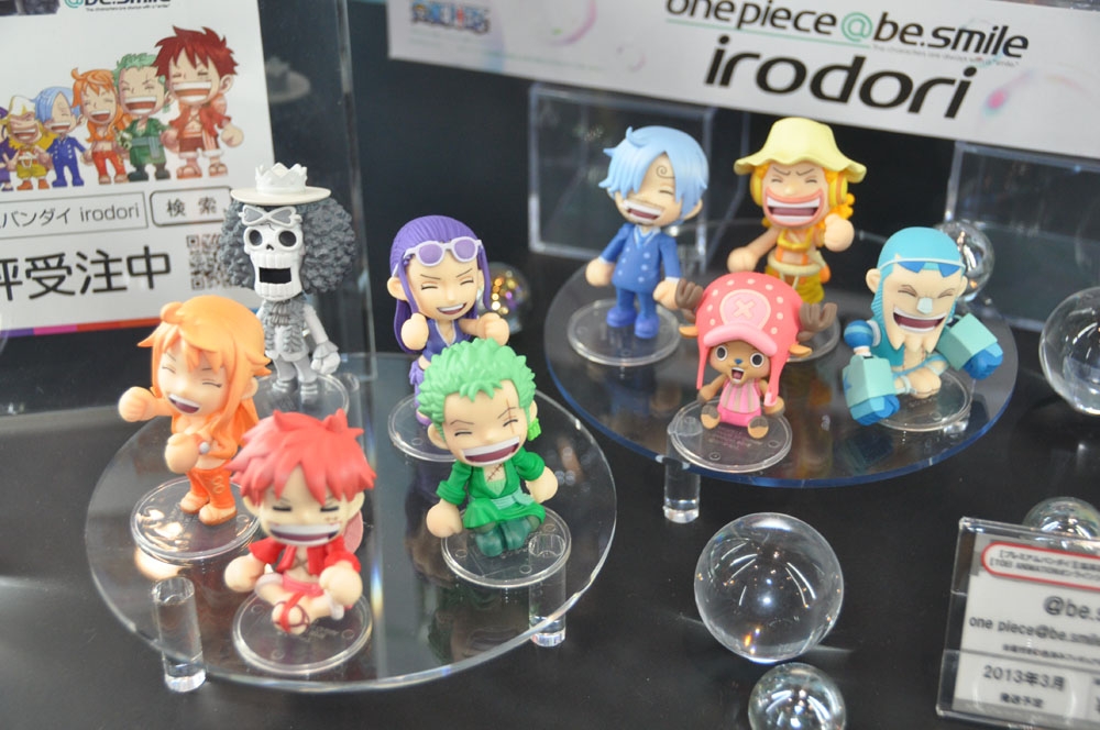 Straw Hat Pirates Irodori Set ของแท้ JP แมวทอง - Besmile Bandai [โมเดลวันพีช] (9 ตัว)
