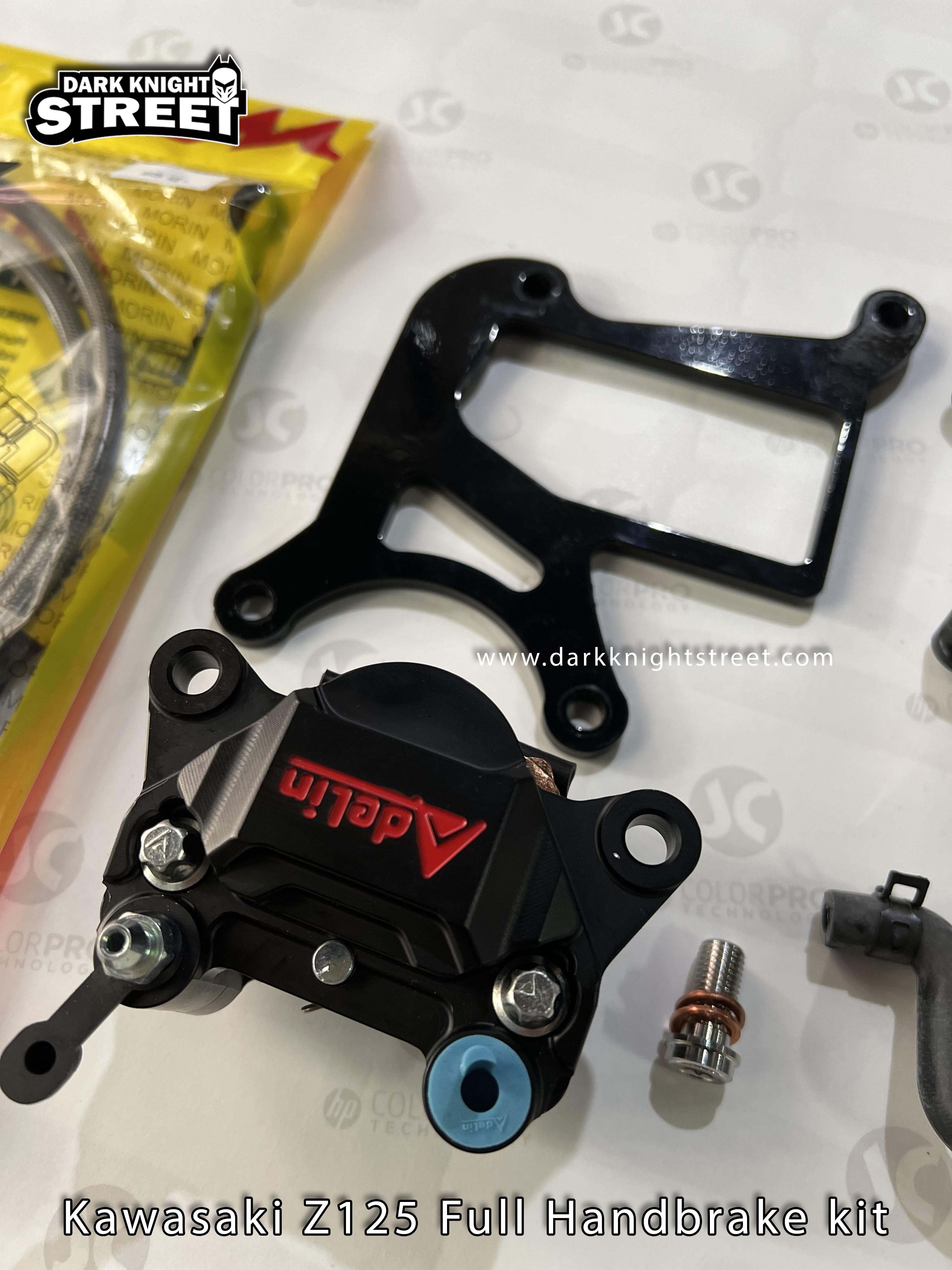 NEW Kawasaki Z125 Handbrake kit (Steel bracket)