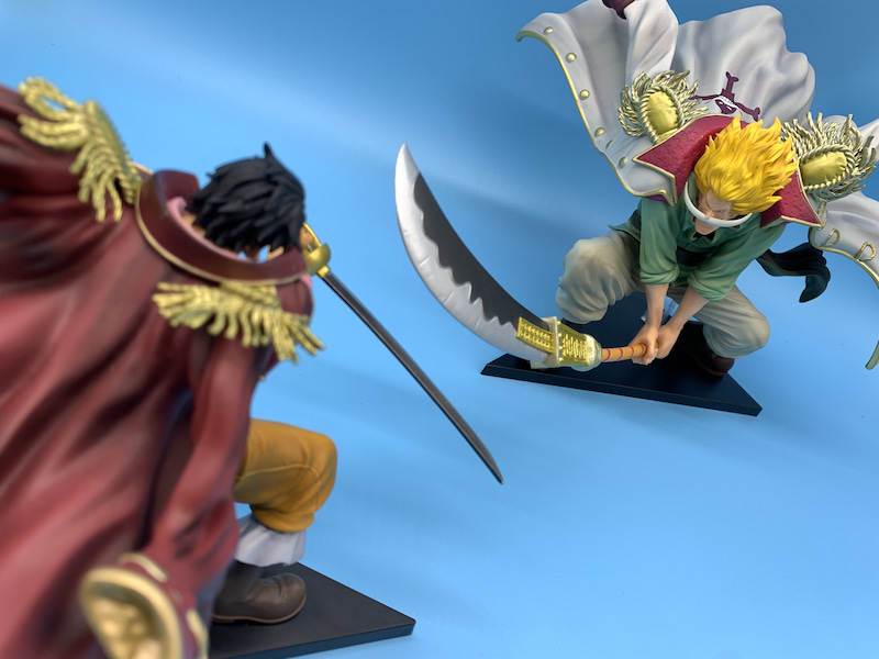 Gol D Roger VS Edward Newgate ของแท้ JP แมวทอง - Ichiban Kuji Banpresto [โมเดลวันพีช] (2 ตัว)