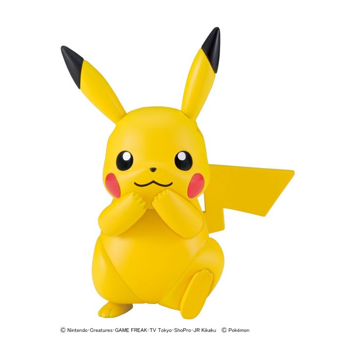 Pikachu (แบบประกอบ) ของแท้ JP - Pokemon Plamo Bandai [โมเดลโปเกมอน]