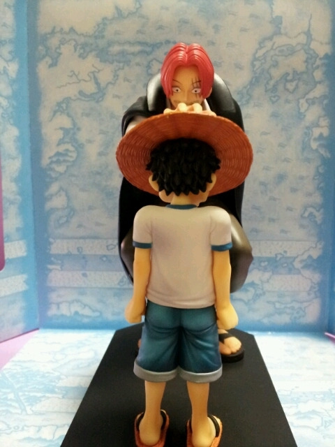Luffy & Shanks ของแท้ JP แมวทอง - Ichiban Kuji Banpresto [โมเดลวันพีช] (2 ตัว)