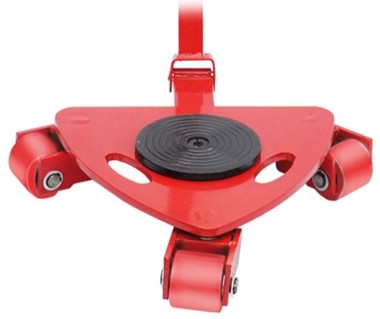 ล้อเคลื่อนย้ายเครื่องจักรรุ่นล้อเลี้ยว "OMARSTAR" HHCT-3-WD ล้อ PU รุ่น 3 ตัน ราคาไม่รวมด้าม