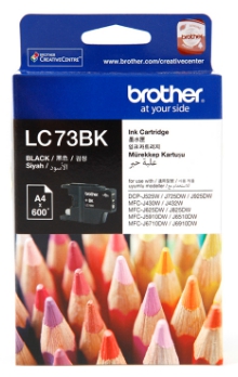 ตลับหมึกอิ้งค์เจ็ท [Brother] LC-73BK สีดำ