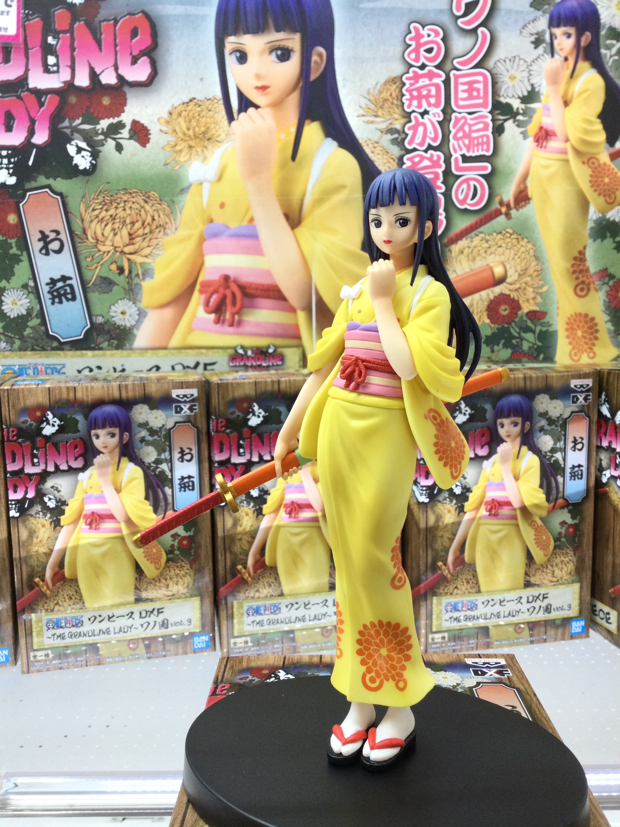Okiku ของแท้ JP แมวทอง - Grandline Lady Banpresto [โมเดลวันพีช]