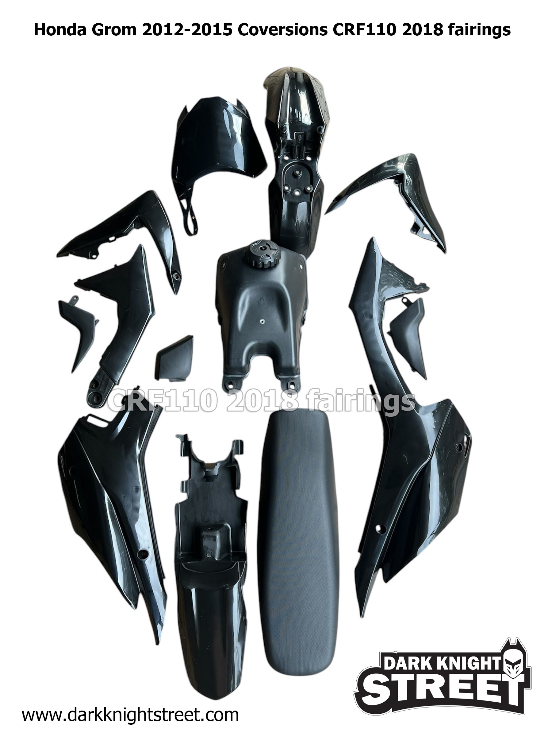 All complete kit for GROM gen1 (12-15) conversion to CRF110 2018