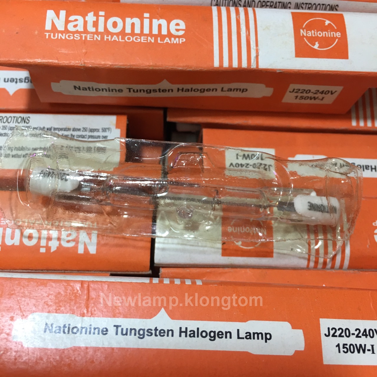 หลอดฮาโลเจน(Halogen) 150W ยี่ห้อ เนชั่นไนน์ (Nationine)