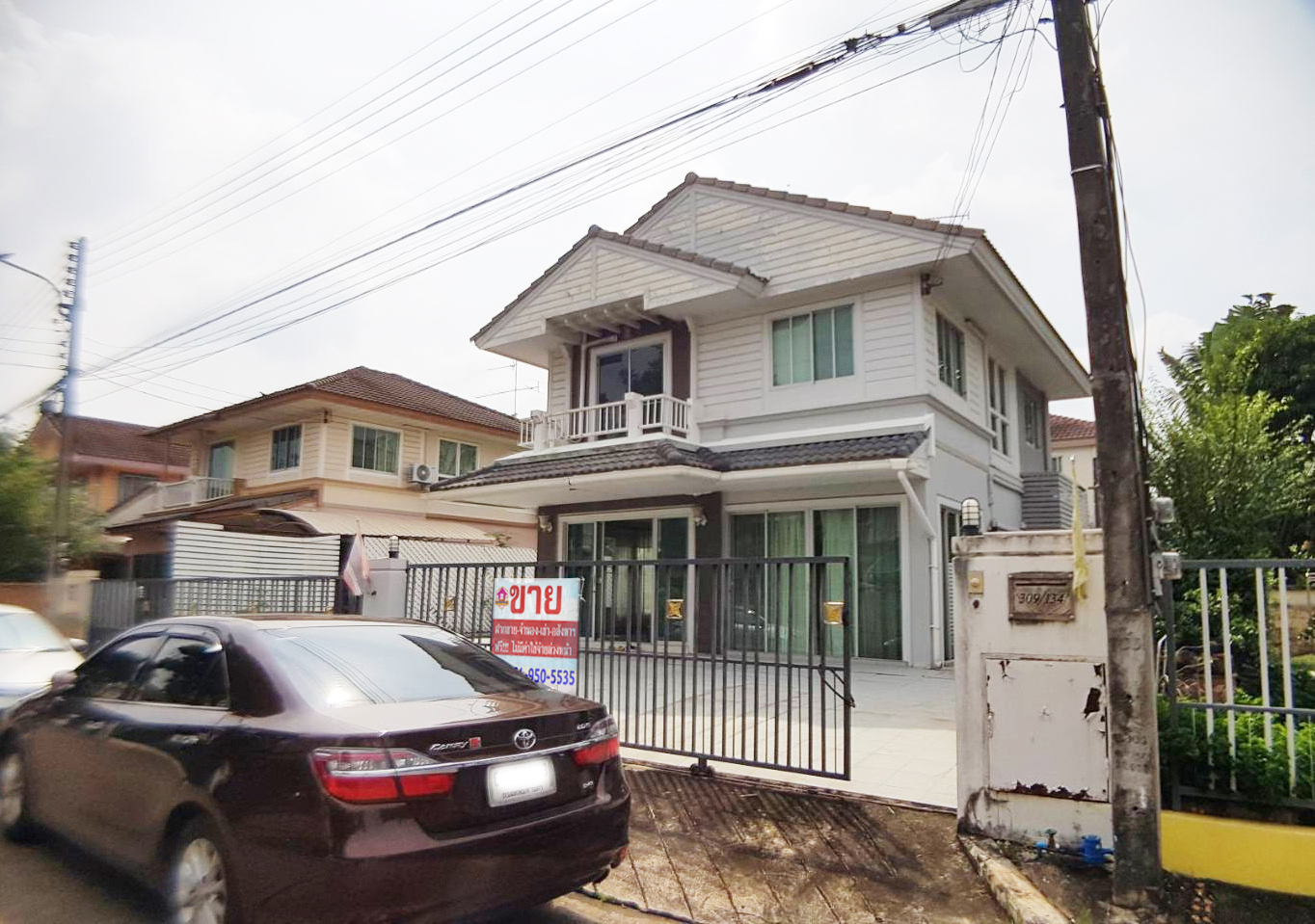 ขายบ้านเดี่ยว 2 ชั้น ม.พฤกษ์ลดา-พุทธสาคร (สาย4 ตัดใหม่) - เนื้อที่ 59.9 ตร.ว. - พื้นที่ใช้สอย 145 ตร.ม. - ขนาด 3 ห้องนอน 2 ห้องน้ำ