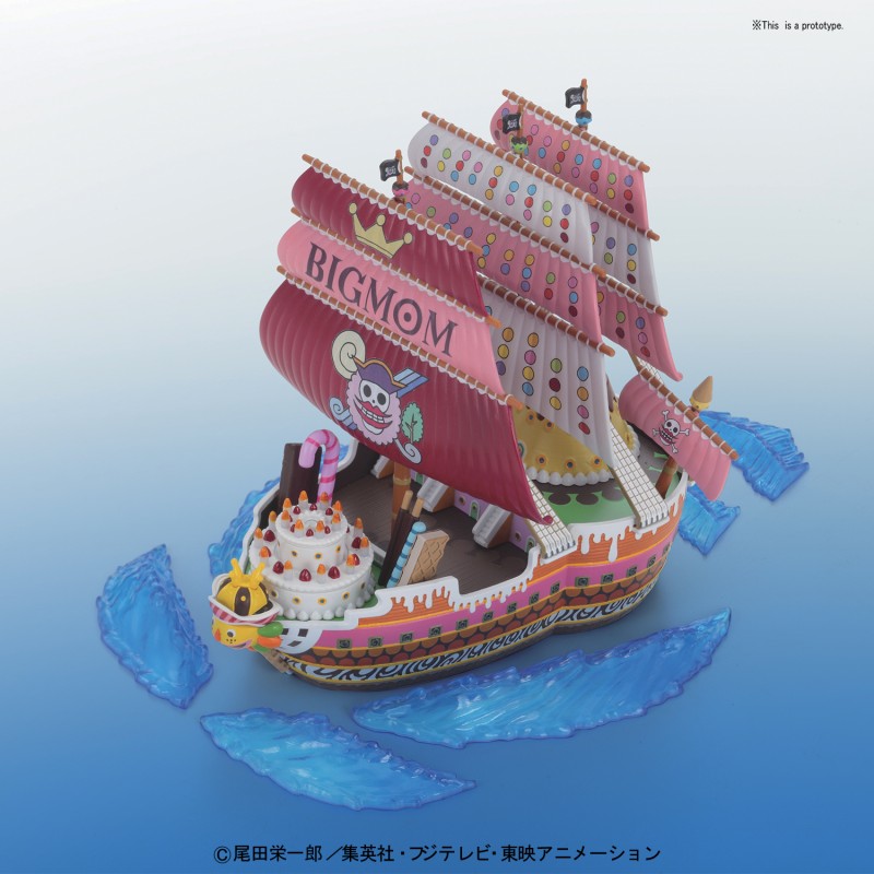 Queen Mama Chanter (แบบประกอบ) ของแท้ JP แมวทอง - Grand Ship Collection Bandai [โมเดลเรือวันพีช]