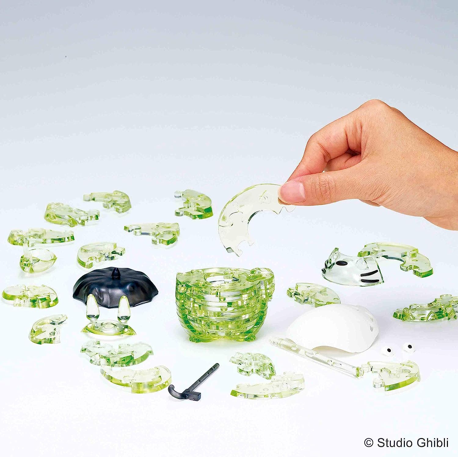 Totoro [Green] (แบบประกอบ) ของแท้ JP - Crystal Puzzle Beverly [โมเดล Totoro]