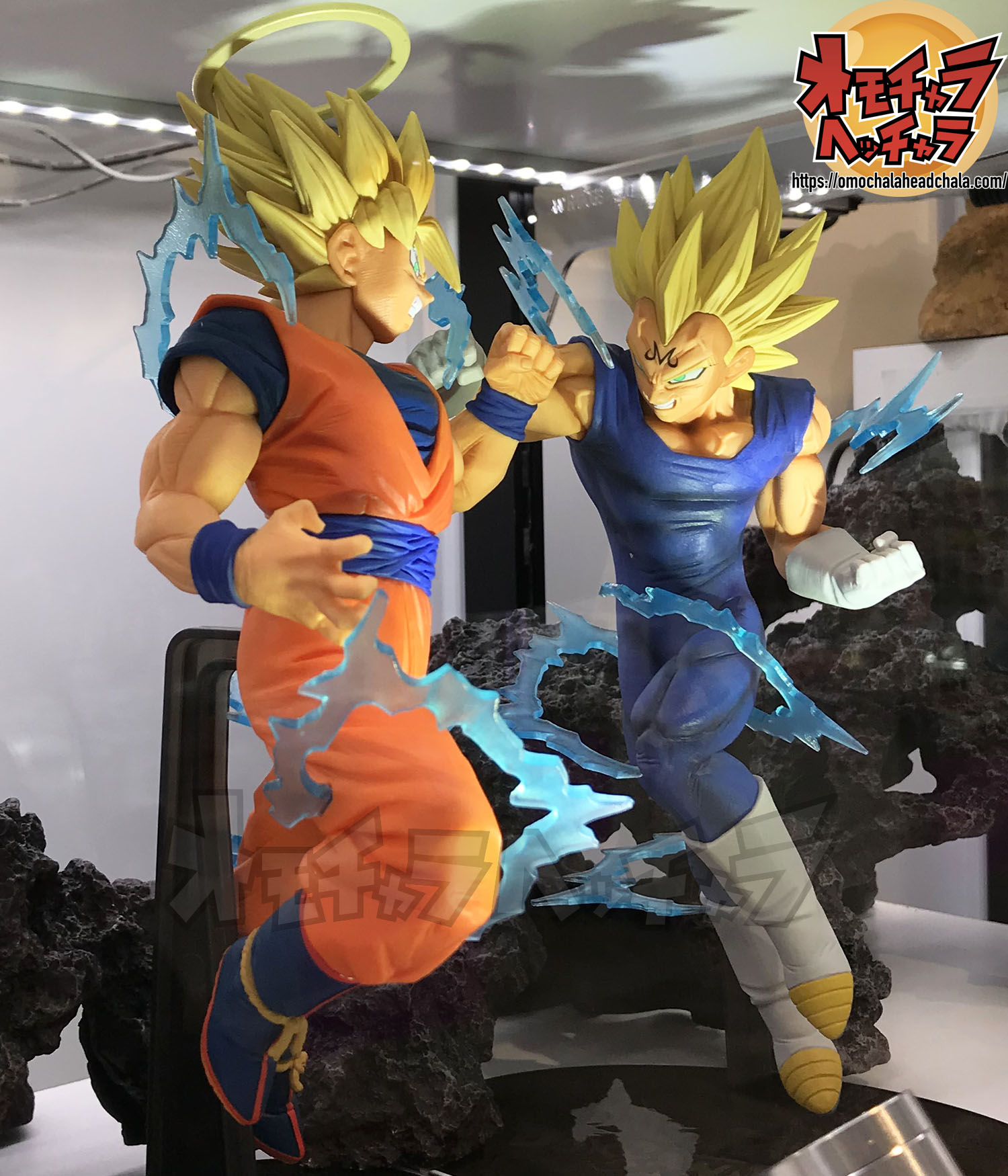 Goku VS Vegeta ของแท้ JP แมวทอง - Dokkan Battle Collab Banpresto [โมเดลดราก้อนบอล] (2 ตัว)