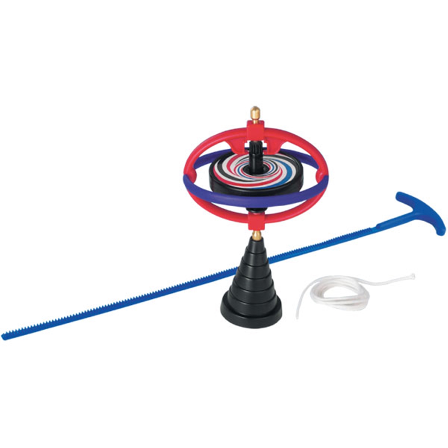 ไจโรสโคป (Gyroscope)(อุปกรณ์ที่ออกแบบให้เกิดการหมุนแบบวงรี) สื่อการเรียนรู้ สื่อการสอน เสริมทักษะ