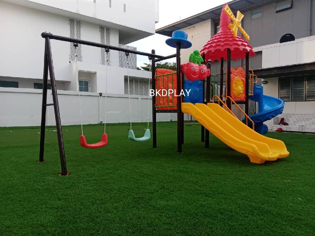 เครื่องเล่นสนามกลางแจ้ง ในร่ม, ชุดบ้านกังหันเด็ก , สไลเดอร์ใหญ่,ครุภัณฑ์สนามเด็กเล่น,งบ.สพฐ,โครงการโรงเรียนประชารัฐ, เครื่องเล่นสนามระดับก่อนประถมศึกษา, งบประมาณ80,000