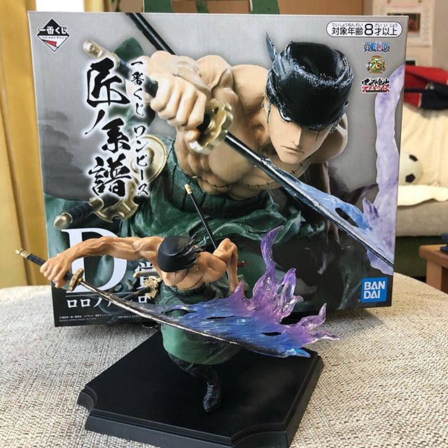 Zoro ของแท้ JP แมวทอง - Ichiban Kuji Banpresto [โมเดลวันพีช]