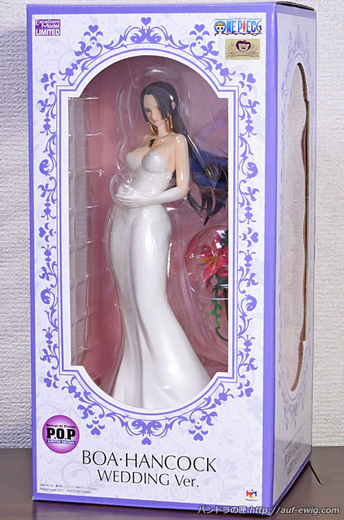 Boa Hancock Wedding ของแท้ JP แมวทอง - POP Limited Edition Megahouse [โมเดลวันพีช]