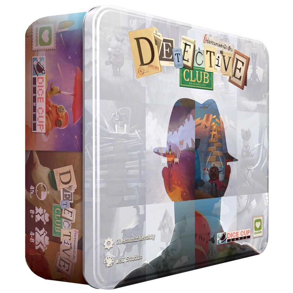 Dice Cup Game Detective Club