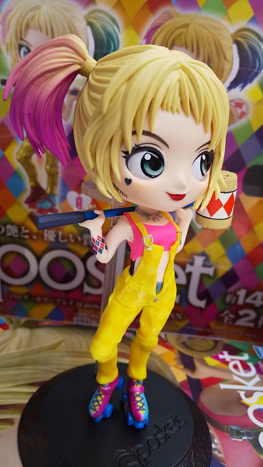 Harley Quinn - Pastel Color ของแท้ JP - Q Posket Banpresto [โมเดล DC]