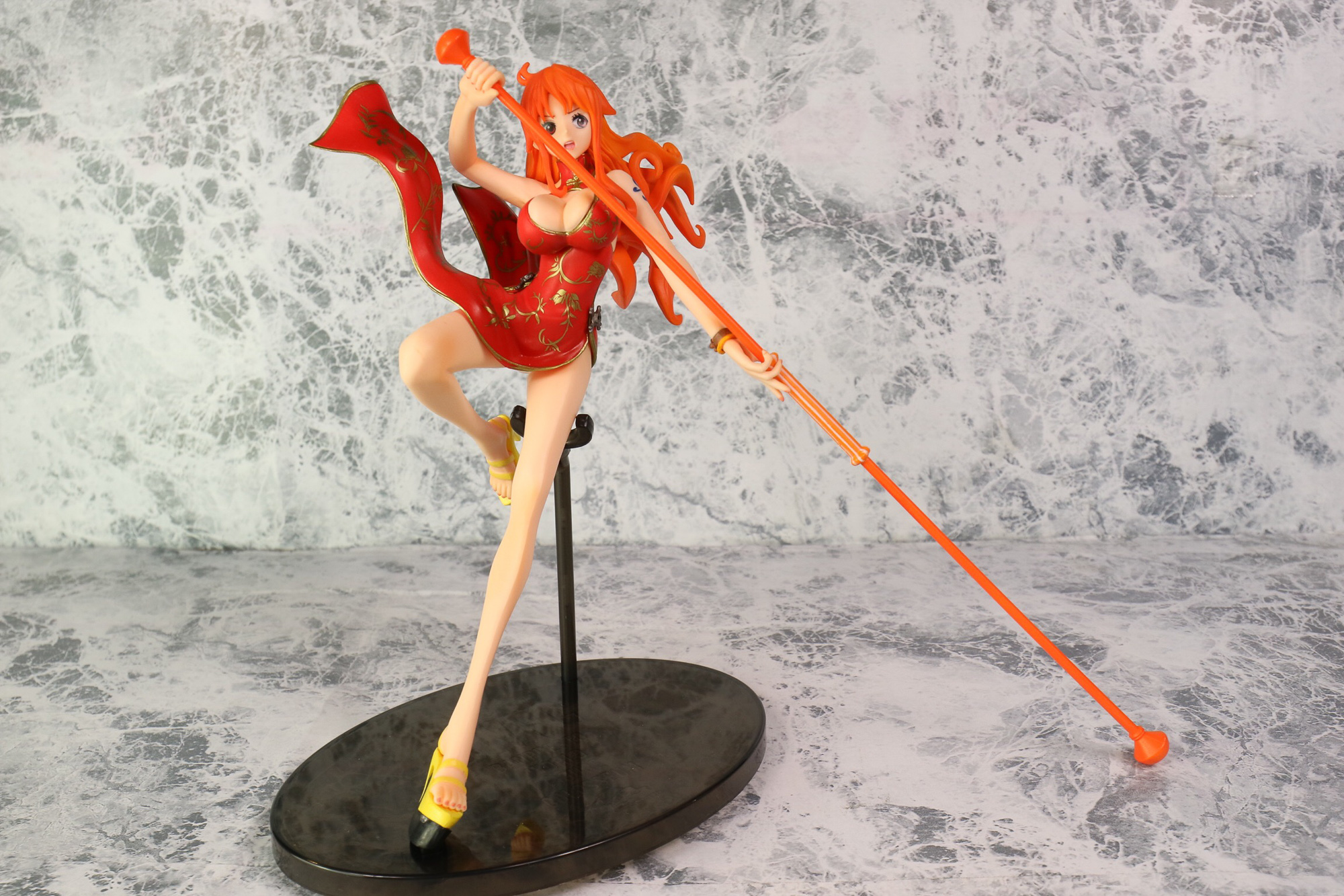 Nami ของแท้ JP แมวทอง - Banpresto World Figure Colosseum [โมเดลวันพีช]