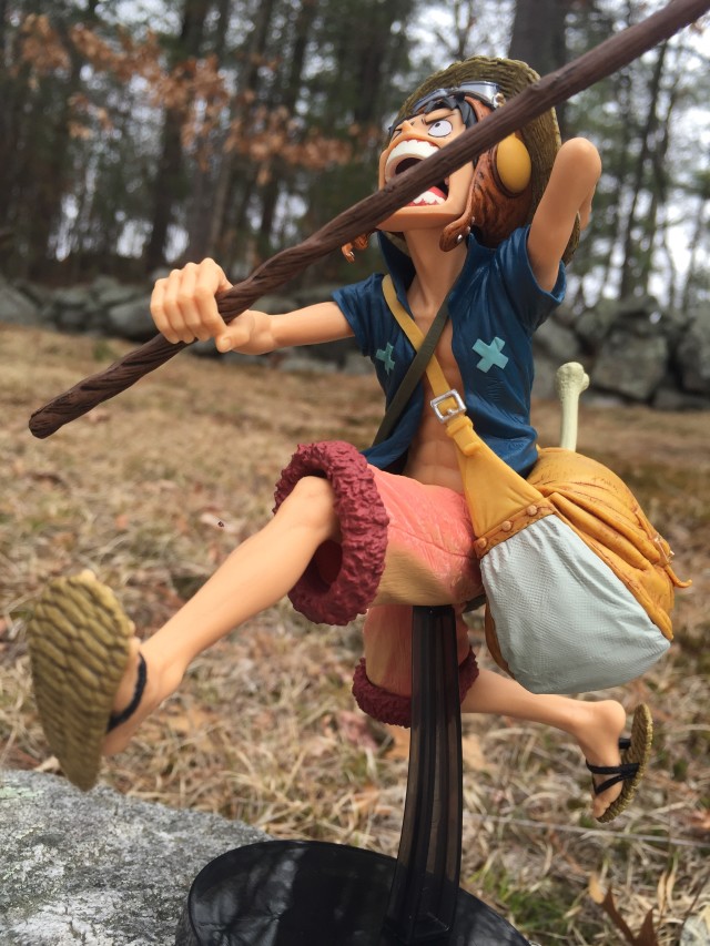 Luffy ของแท้ JP แมวทอง - Scultures Banpresto [โมเดลวันพีช]