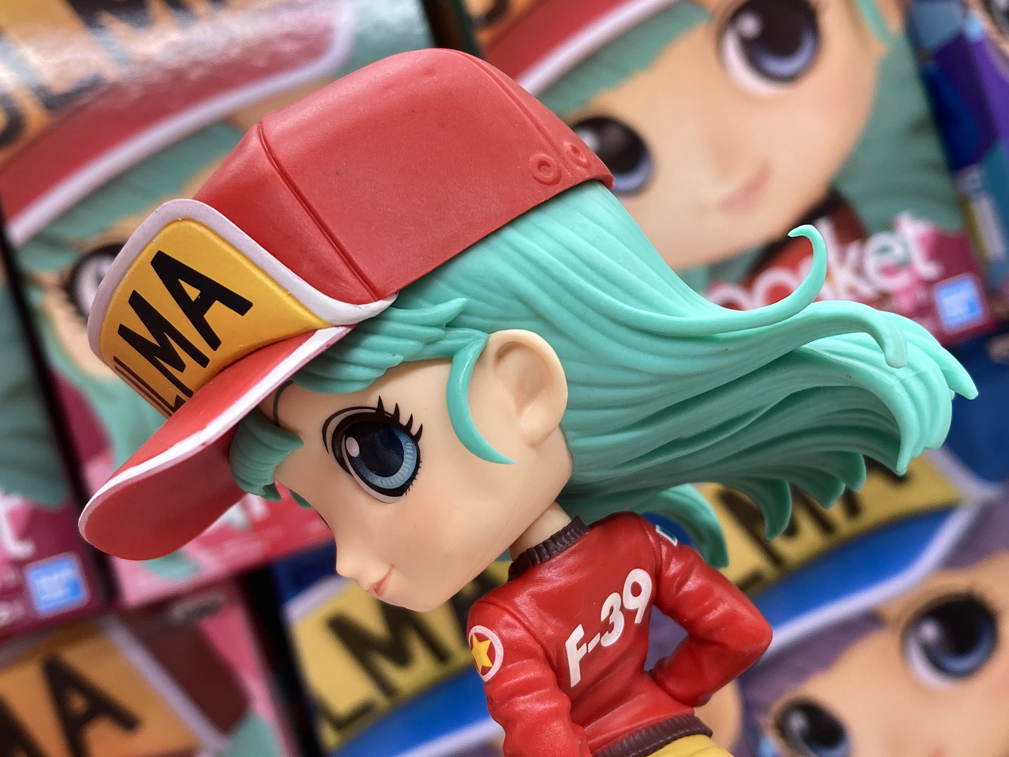 Bulma ของแท้ JP แมวทอง - Q Posket Banpresto [โมเดลดราก้อนบอล]