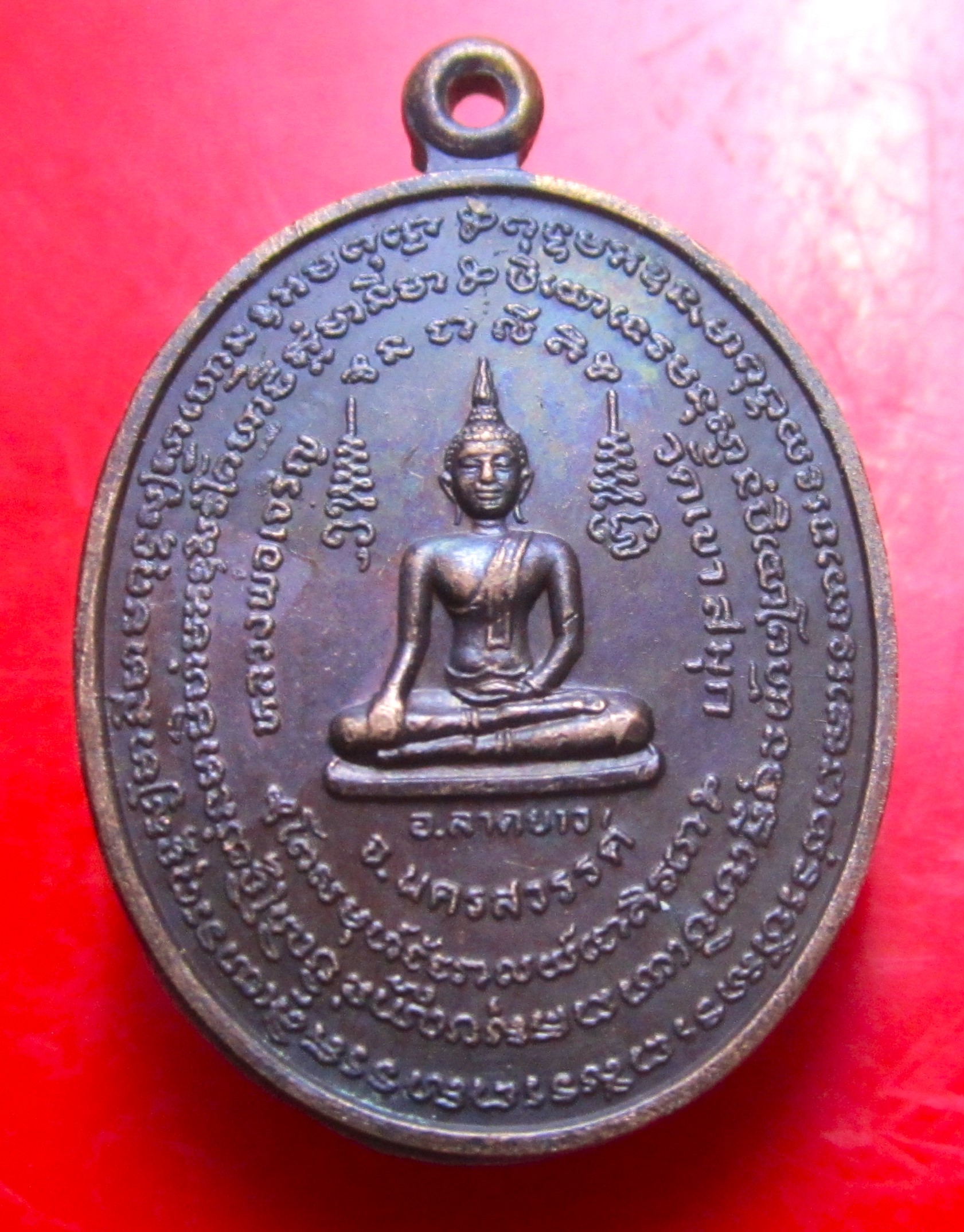 เหรียญหลวงพ่อเจริญ หลังเต่า วัดเขาสมุก ลาดยาว จ.นครสวรรค์ ปี2545