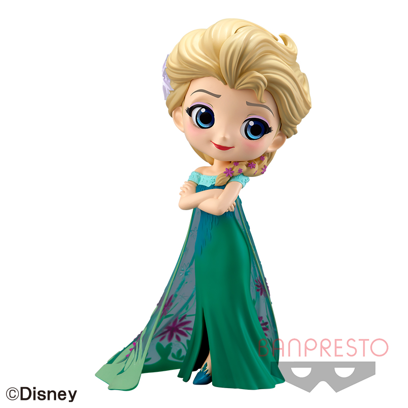 Elsa Fever Design - Normal Color ของแท้ JP - Q Posket Banpresto [โมเดล Disney]