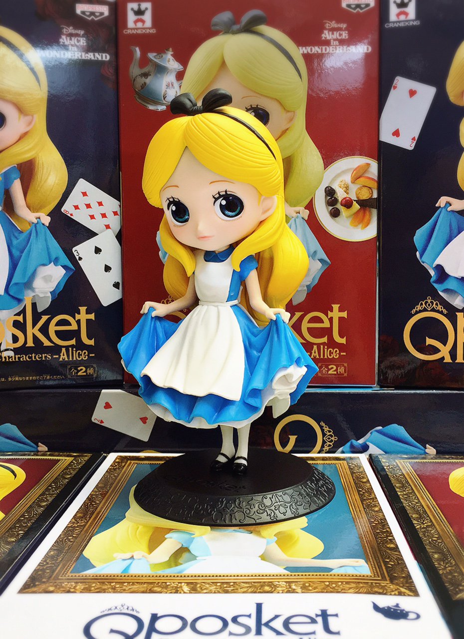 Alice - Normal Color ของแท้ JP - Q Posket Banpresto [โมเดล Disney]