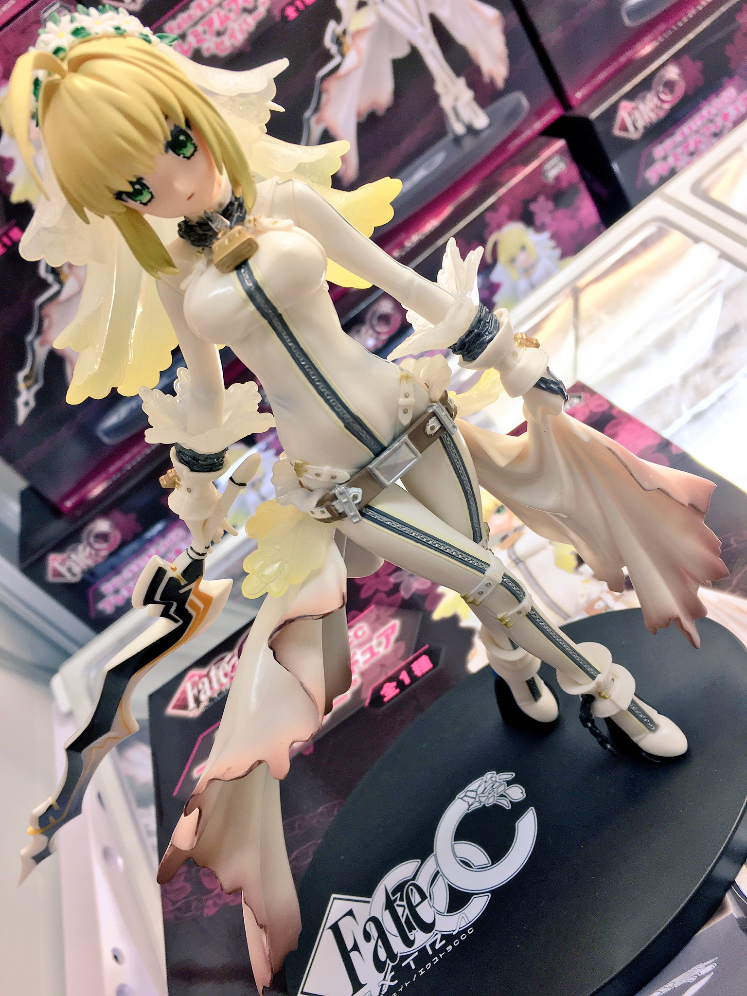 Saber ของแท้ JP - FATE/EXTRA CCC Sega [โมเดล Fate Stay Night]