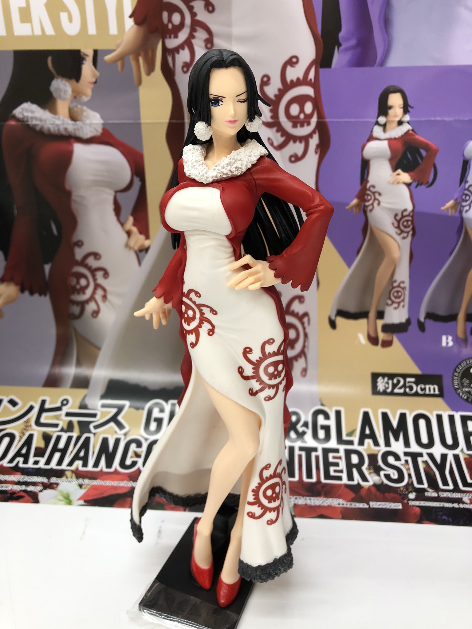 Boa Hancock Winter Style ของแท้ JP แมวทอง - Glitter & Glamours Banpresto [โมเดลวันพีช]