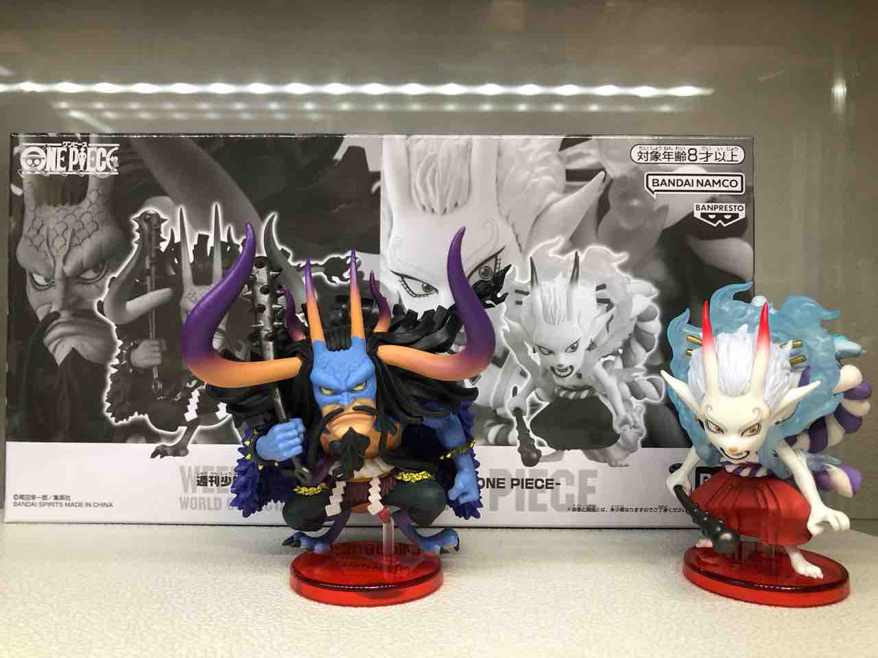 Kaido VS Yamato Jump Set ของแท้ JP แมวทอง - WCF Banpresto [โมเดลวันพีช] (2 ตัว)