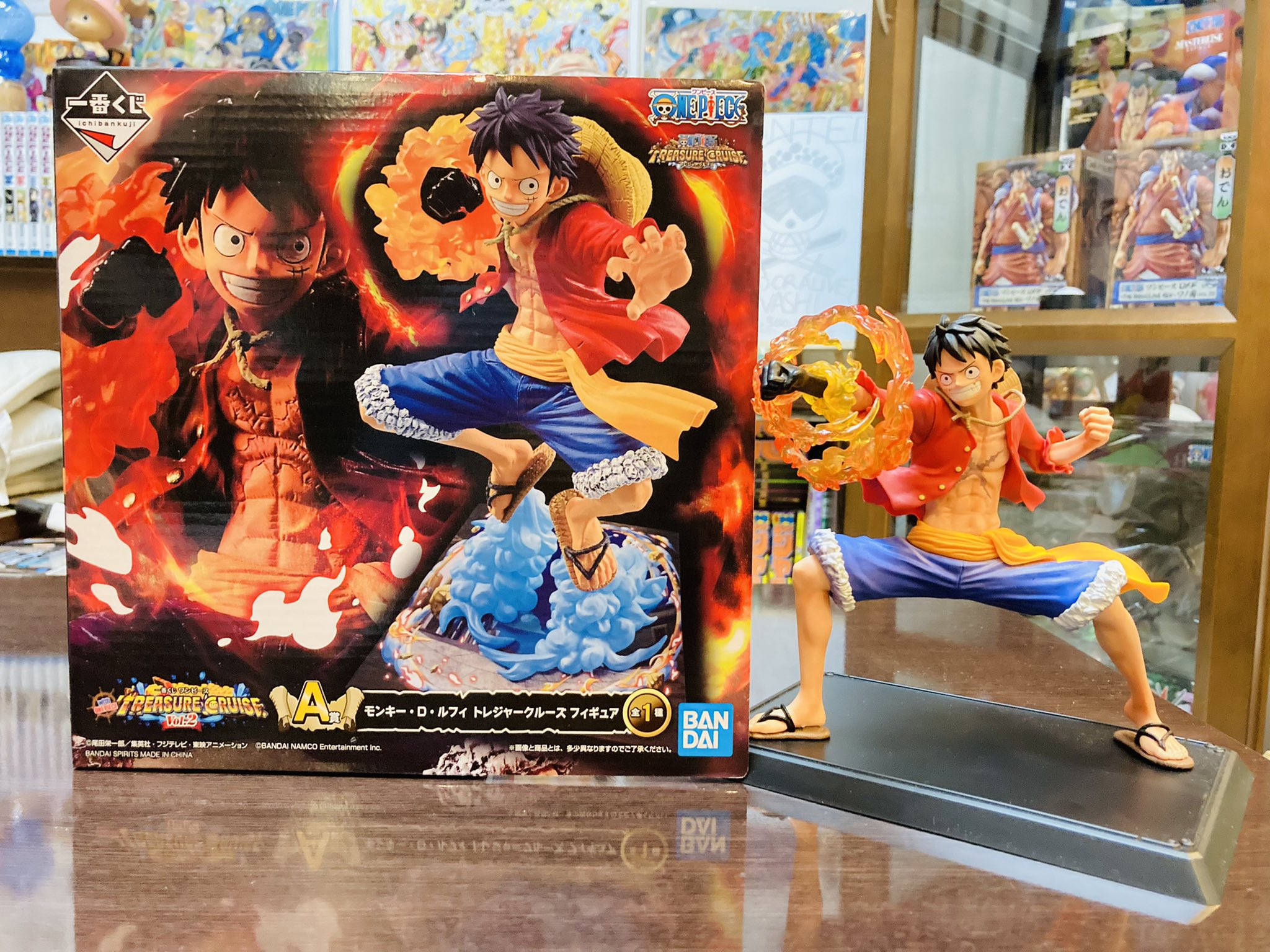 Luffy ของแท้ JP แมวทอง - Ichiban Kuji Banpresto [โมเดลวันพีช]