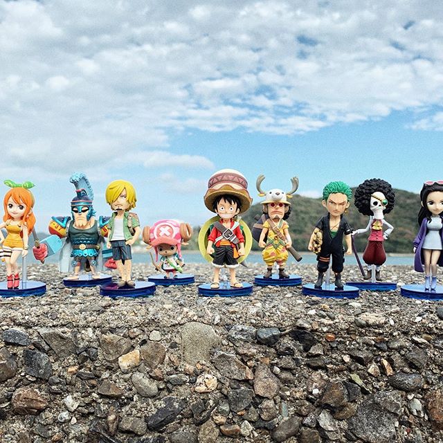 Straw Hat Stampede Set ของแท้ JP แมวทอง - WCF Banpresto [โมเดลวันพีช] (9 ตัว)