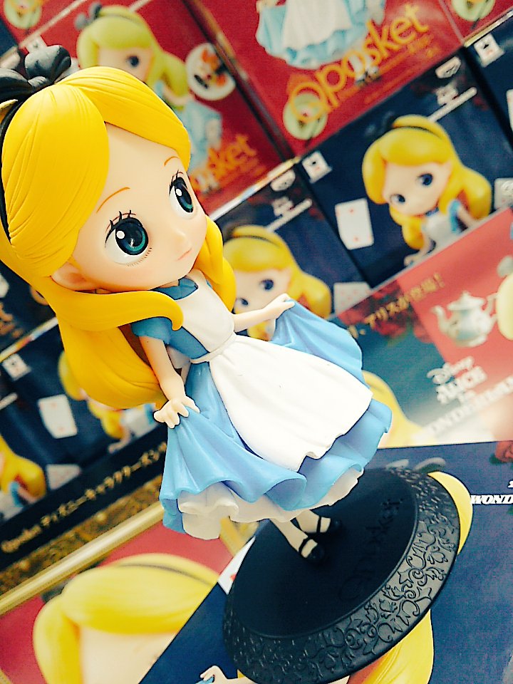 Alice - Normal Color ของแท้ JP - Q Posket Banpresto [โมเดล Disney]