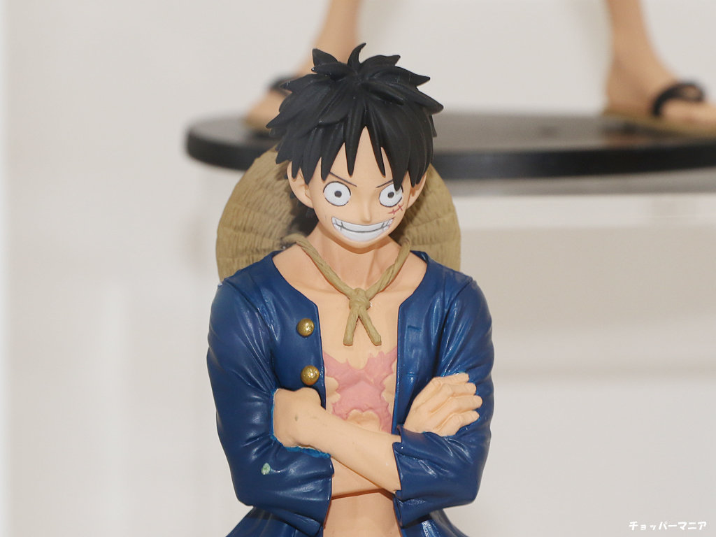 Luffy ของแท้ JP แมวทอง - Jeans Freak Banpresto [โมเดลวันพีช]