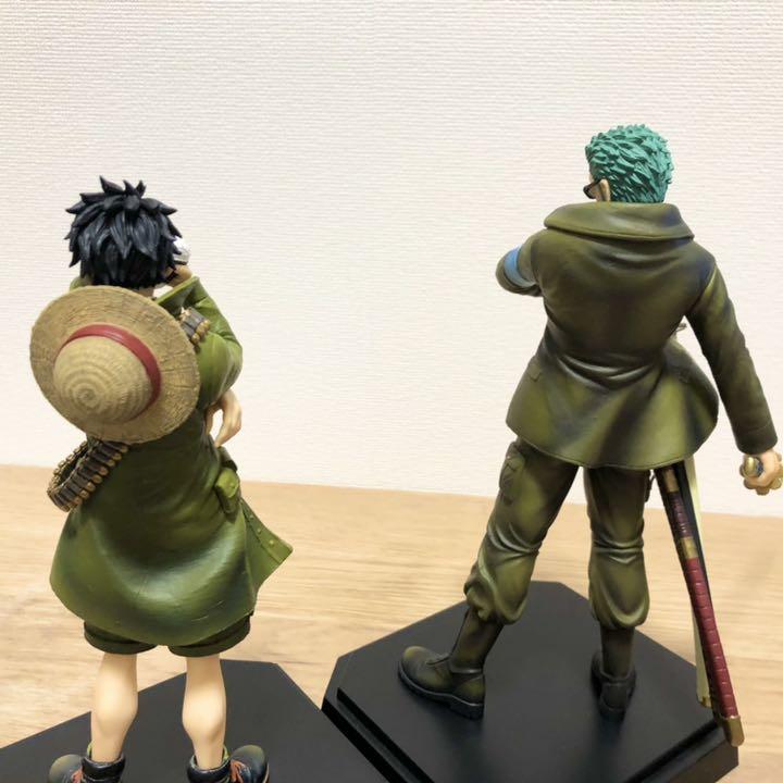 Luffy & Zoro Military Style ของแท้ JP แมวทอง - Ichiban Kuji Banpresto [โมเดลวันพีช] (2 ตัว)