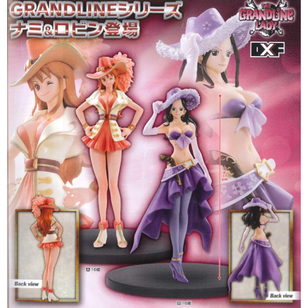 Straw Hat Pirates 15th Set ของแท้ JP แมวทอง - Grandline Men / Lady Banpresto [โมเดลวันพีช] (9 ตัว)