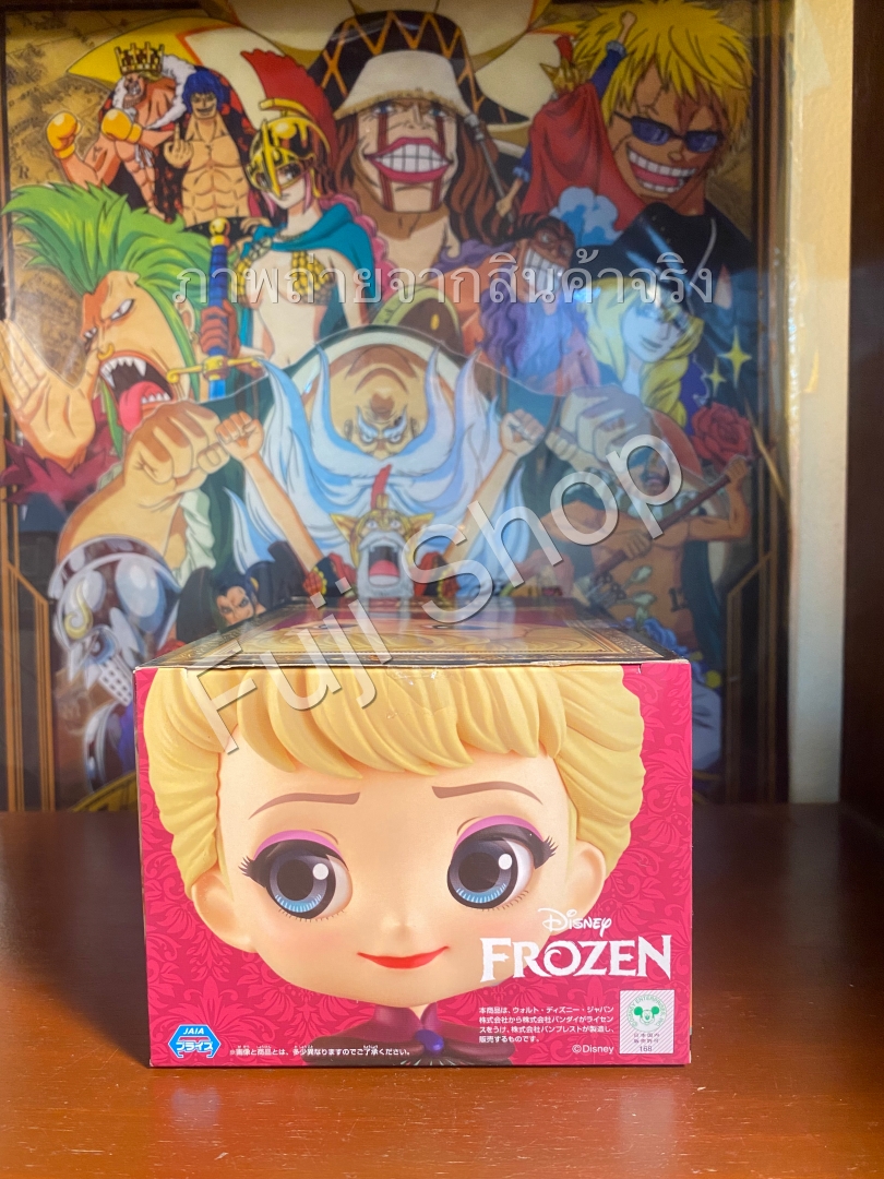Elsa Coronation Style - Normal Color ของแท้ JP - Q Posket Banpresto [โมเดล Disney]