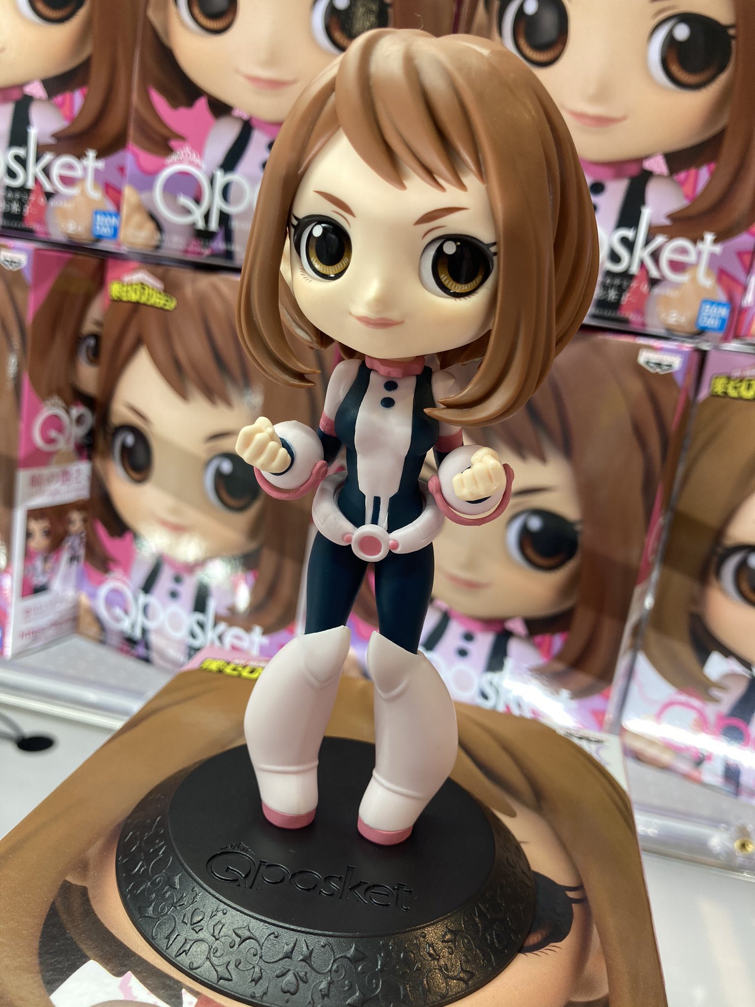 Uraraka ของแท้ JP - Q Posket Banpresto [โมเดล My Hero Academia]