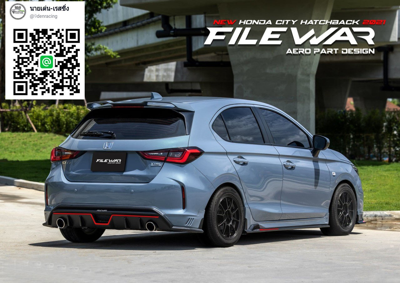 Filewar VS Honda City Hatchback 5Drs. ใส่รุ่น S+,SV,RS,e:HEV(Hybride)'20-ปัจจุบัน [ได้แต่มองล่ะซิ สั่งให้ตรงรุ่นนะจ๊ะ]