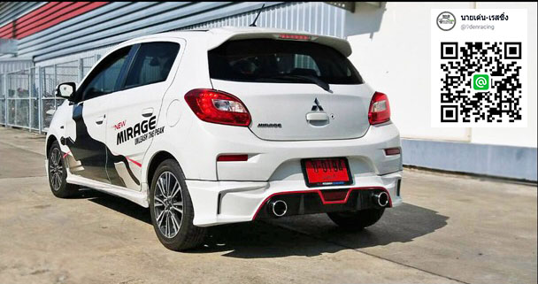 9DEN&EVO-X VS MITSUBISHI MIRAGE 2016-ON [ถึงตัวเล็กแต่ก็เผ็ดไม่น้อย ดูดีๆพี่เขามีดีเกินตัว]