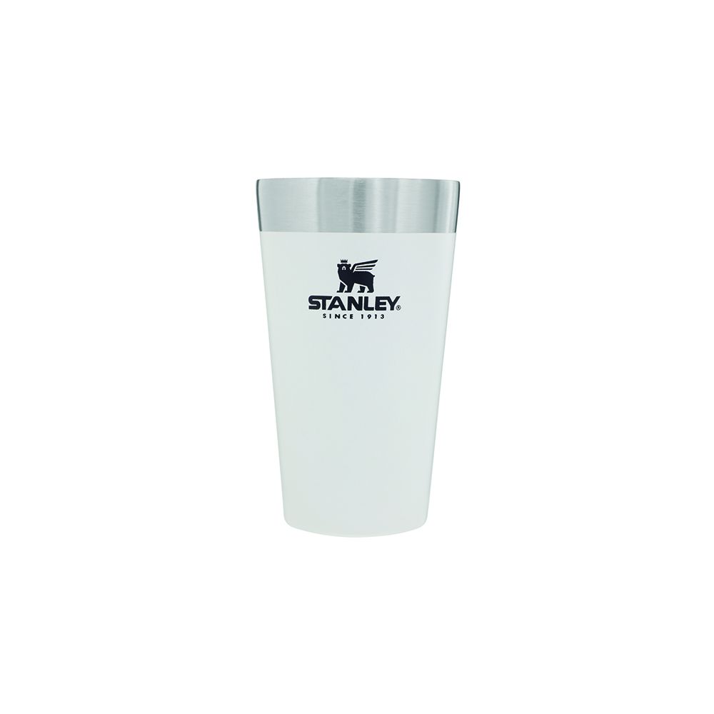 Adventure Stacking Beer Pint 16Oz Polar White