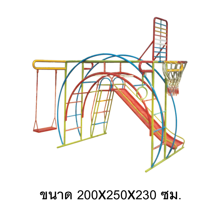 ชิงช้าตาชั่ง, เครื่องเล่นสนามกลางแจ้ง , เครื่องเล่นสนามแบบเหล็ก,ชิงช้า,สไลเดอร์,โยกเยกเหล็ก, ม้าหมุน, OutdoorPlayground, ราคาโรงงาน ขนาด 130x180x180 ซม.