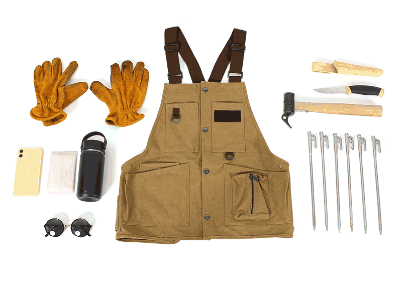 DoD Camping Vest Tan AP1-767-TN