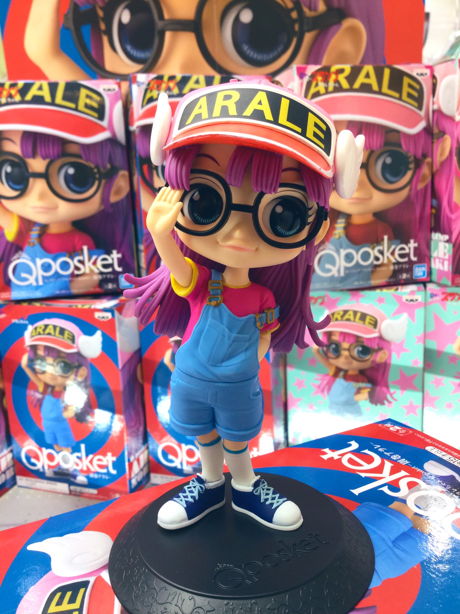 Arale ของแท้ JP - Q Posket Banpresto [โมเดล Dr.Slump]