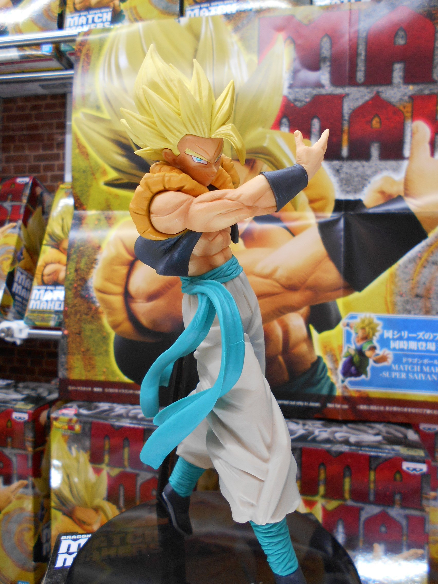 Gogeta Super Saiyan ของแท้ JP แมวทอง - Match Makers Banpresto [โมเดลดราก้อนบอล]