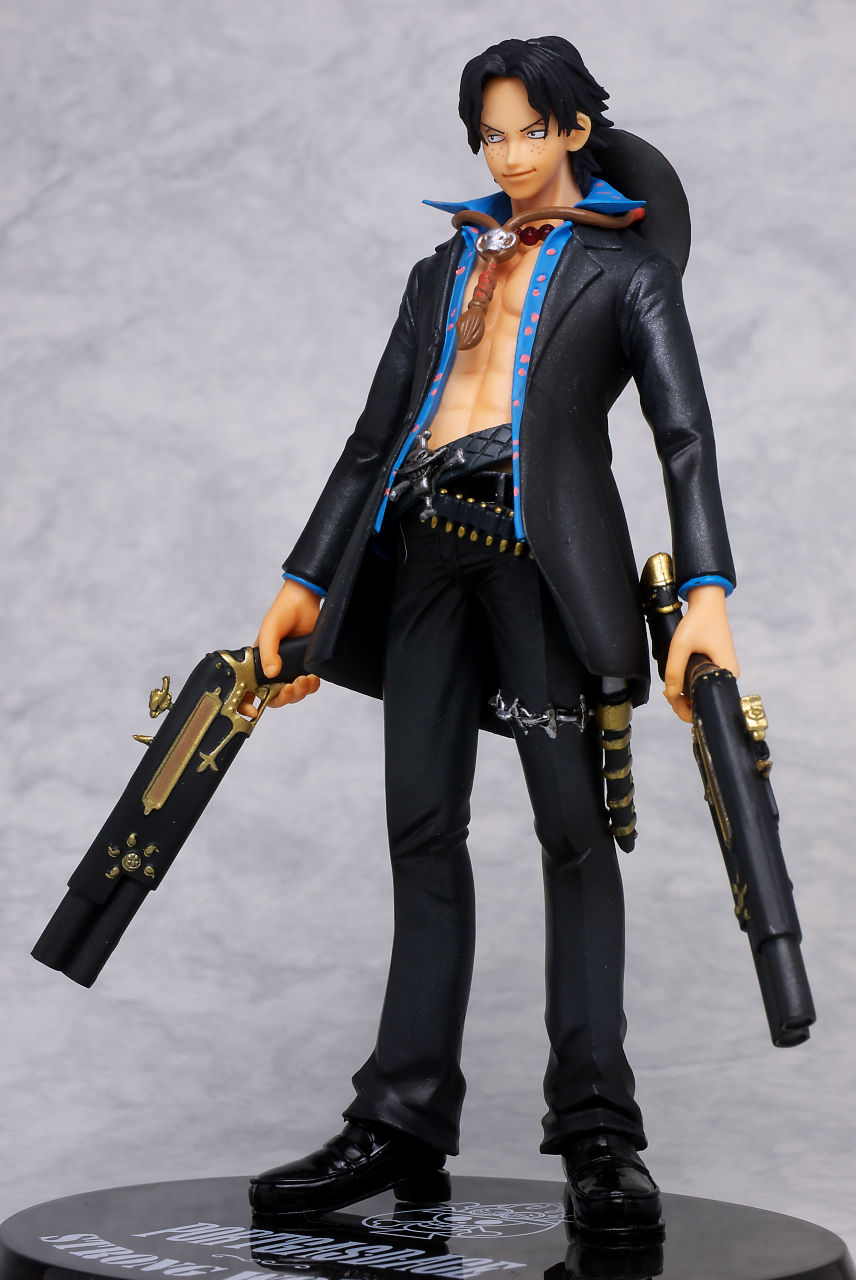 Ace Strong World ของแท้ JP แมวทอง - Figuarts Zero Bandai [โมเดลวันพีช]