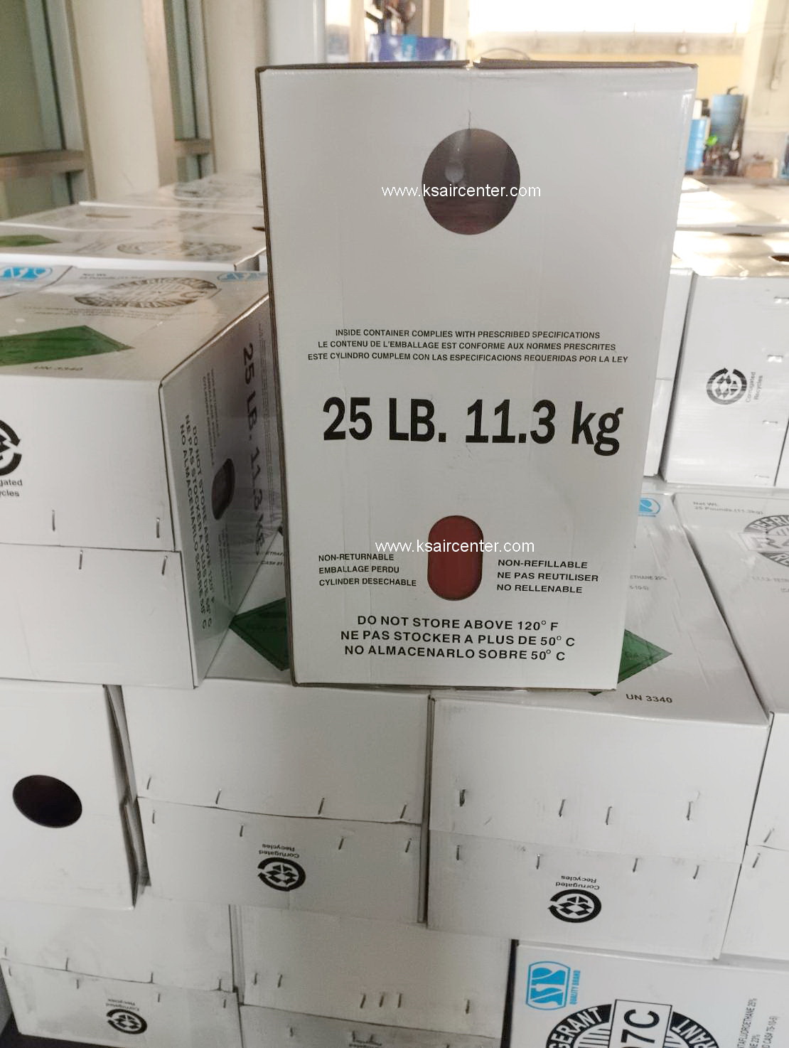 น้ำยาแอร์ R-407c ขนาด 11.3 กก (25 ปอนด์)