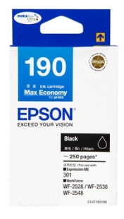ตลับหมึกอิ้งค์เจ็ท [Epson] T190190 สีดำ