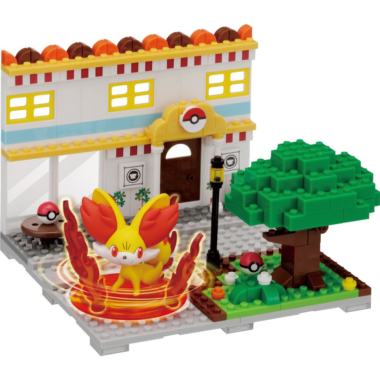 Fokko's Coffee Shop (แบบประกอบ) ของแท้ JP - Nanoblock Plus Takara Tomy [โมเดลโปเกมอน]